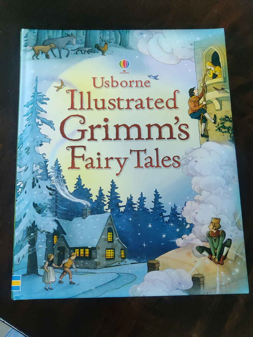 Usborne Illustrated Grimm's Fairy Tales Y2K Retro Educational Stories Young Read